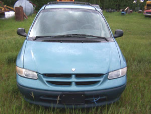 front view of van